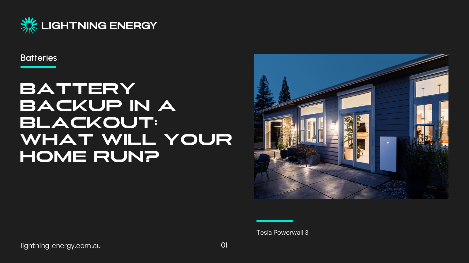 Battery Backup in a Blackout: What Will Your Home Run?