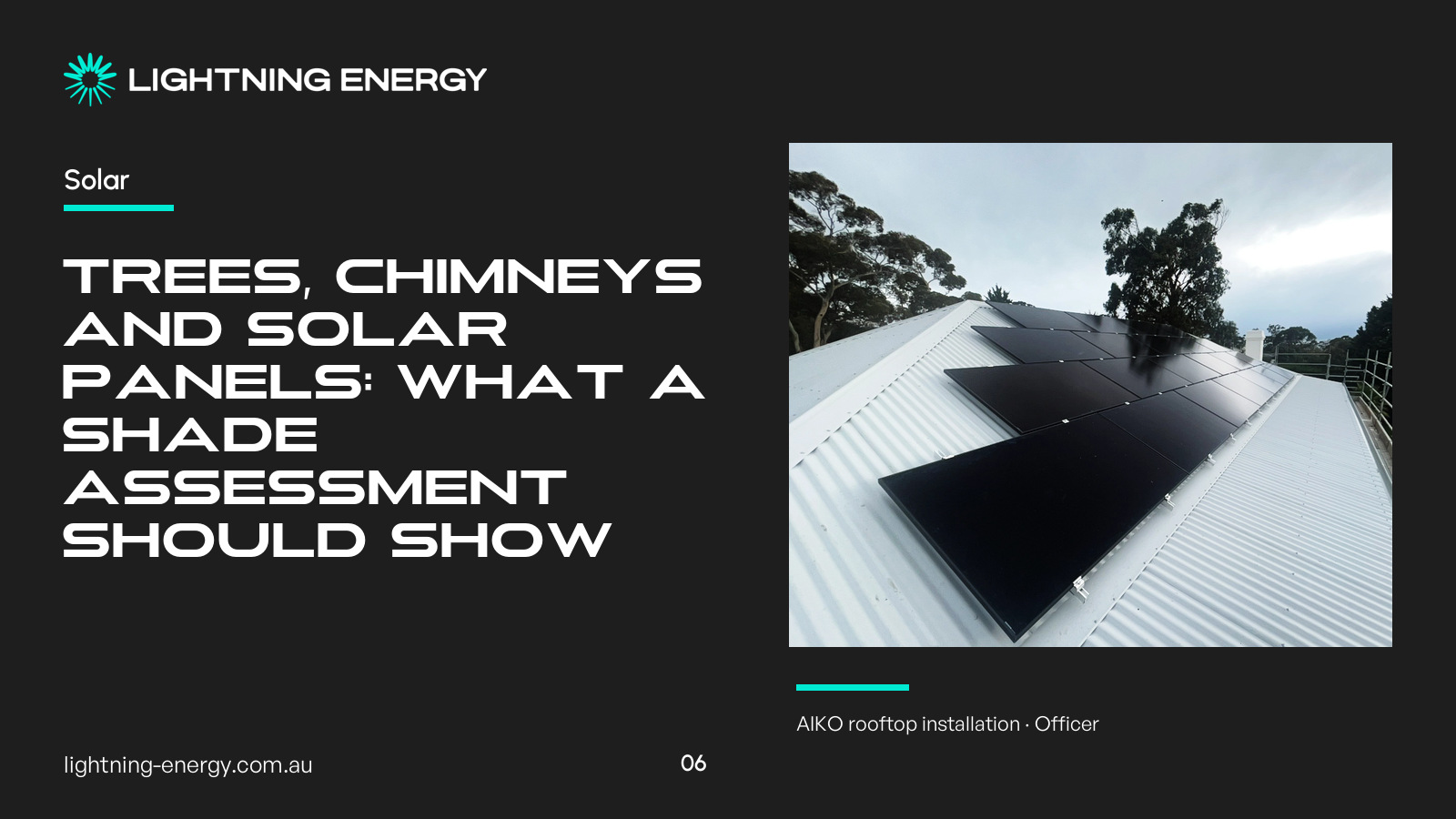Trees, Chimneys and Solar Panels: What a Shade Assessment Should Show
