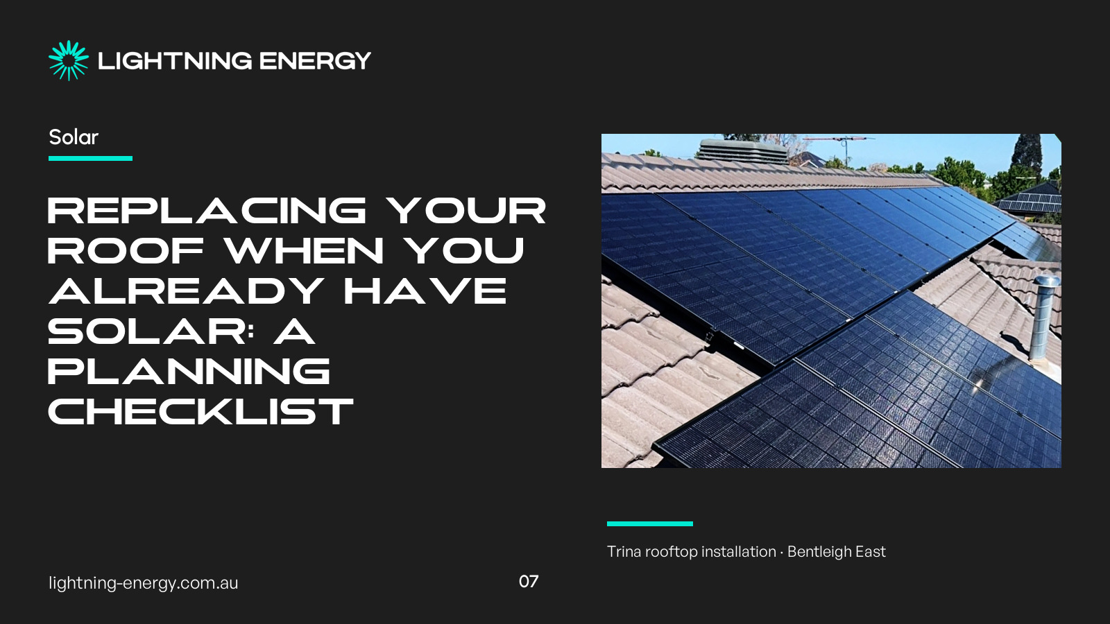 Replacing Your Roof When You Already Have Solar: A Planning Checklist