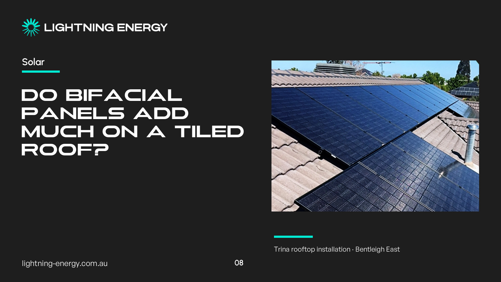 Do Bifacial Panels Add Much on a Tiled Roof?