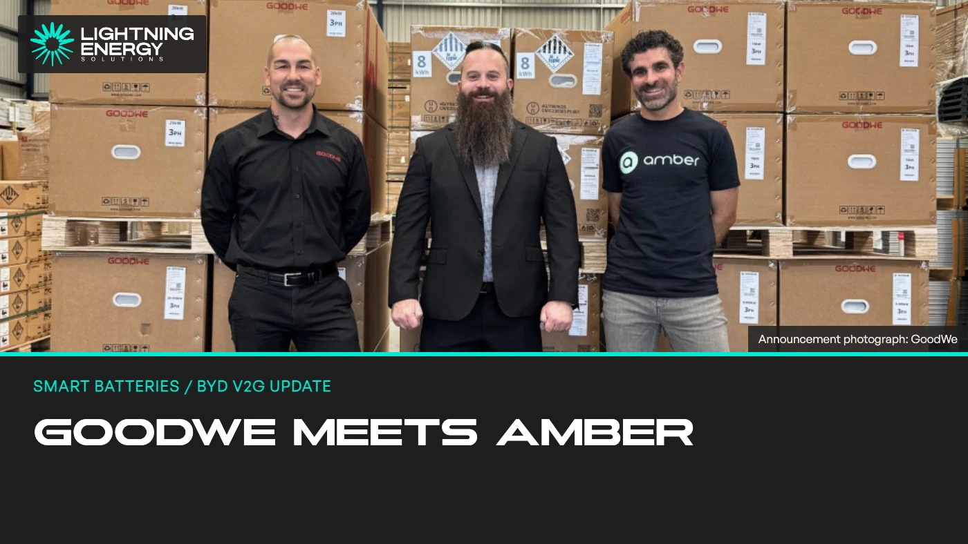 GoodWe Meets Amber: A New Chapter for Home Batteries and BYD V2G