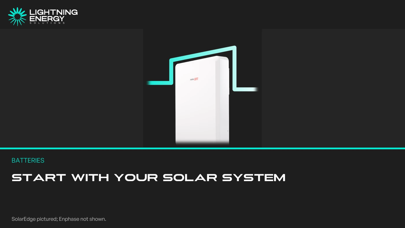 Enphase IQ Battery 5P vs SolarEdge Home Battery: Start With Your Existing System