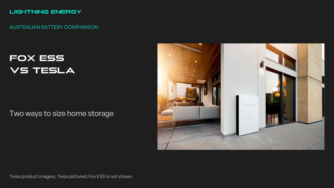 Fox ESS Power Cube vs Tesla Powerwall 3: Two Ways to Size Home Storage