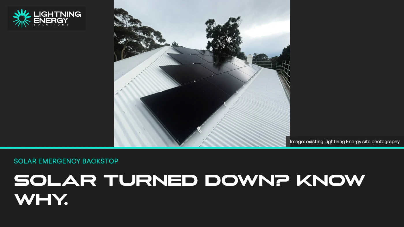 Victoria’s Solar Emergency Backstop: How It Differs From Export Limits