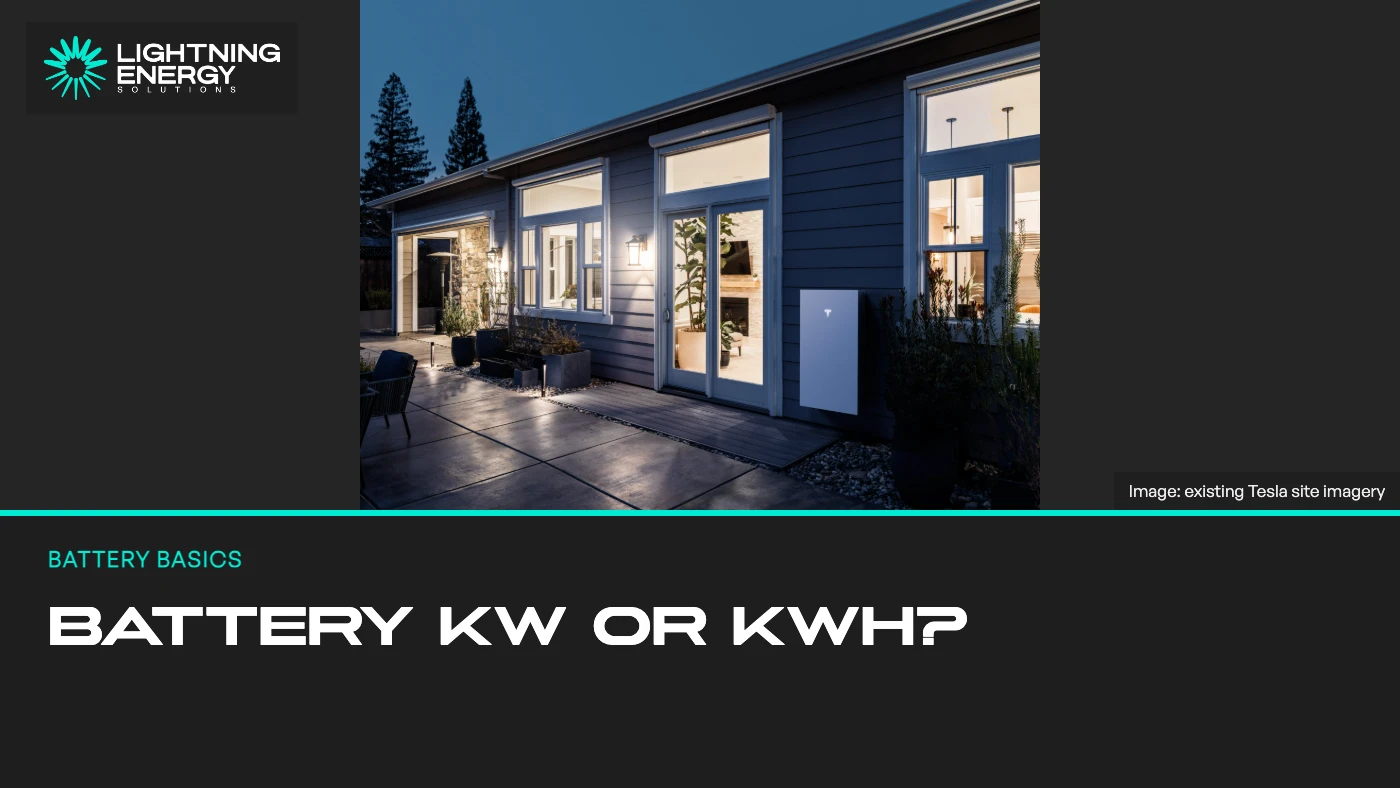 Battery kW and kWh: Why Storage Size Does Not Set Appliance Limits