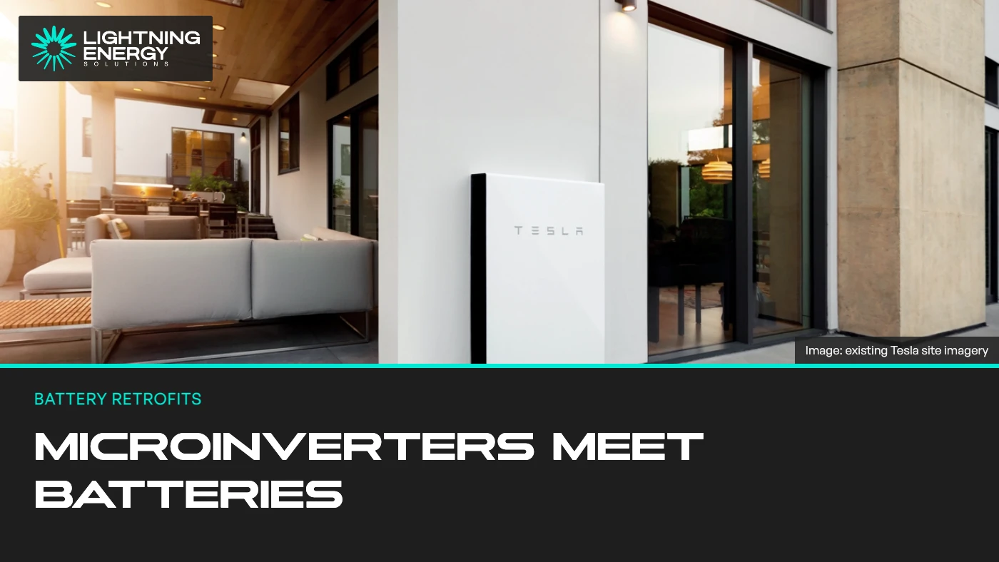 Adding Battery Storage to a Solar System with Microinverters