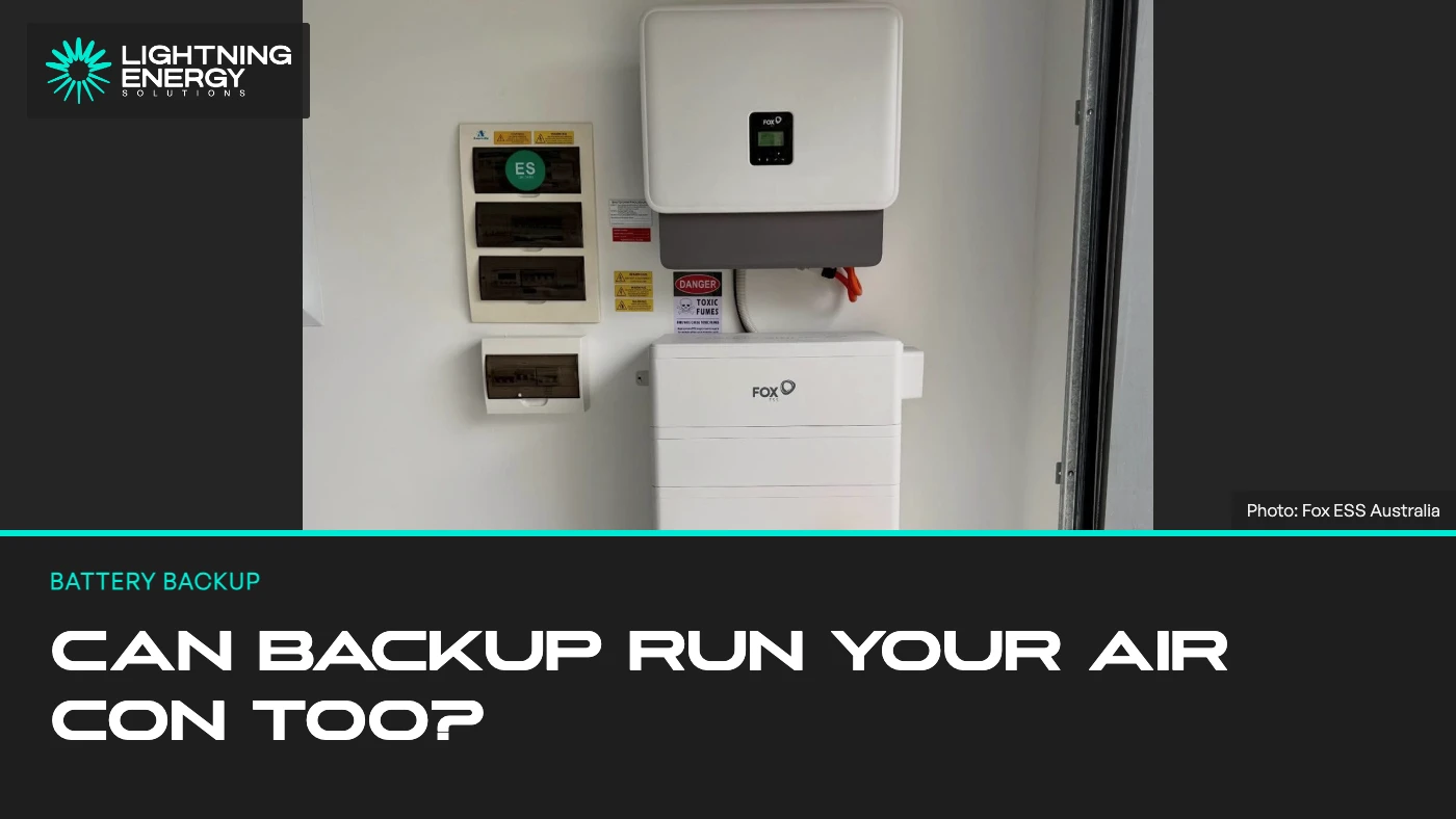 Can Battery Backup Run Ducted Air Conditioning and the Fridge Together?