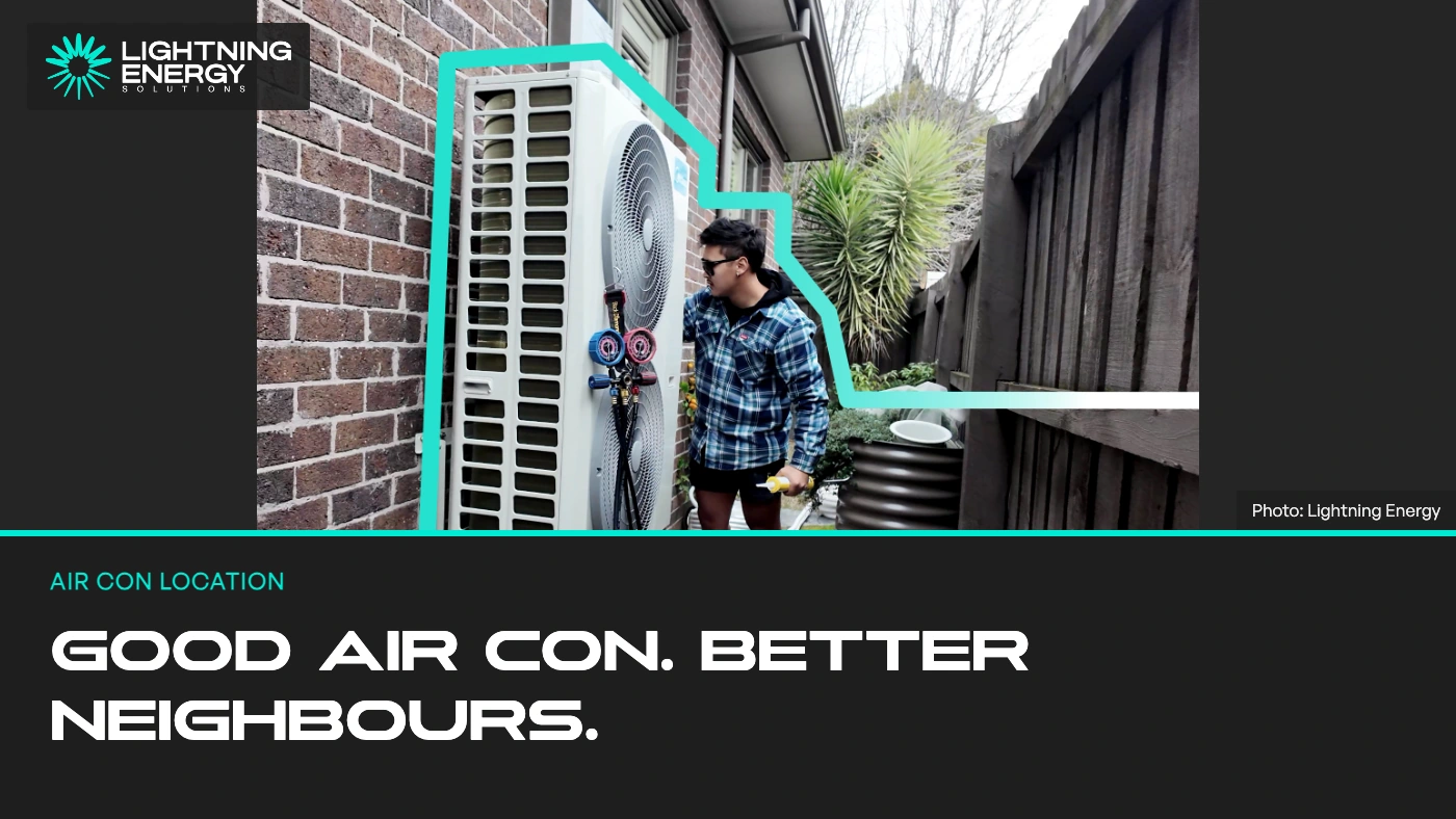 Choosing an Outdoor Air Conditioner Location Around Neighbours and Bedrooms