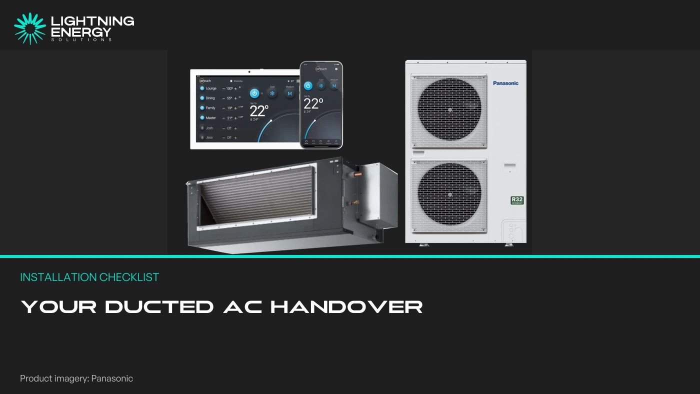 Ducted Air Conditioning Handover: What to Test and Record