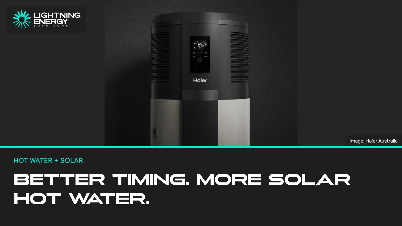Running heat pump hot water on solar: a practical timer guide
