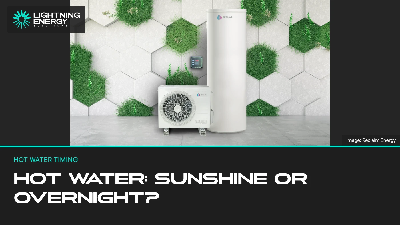 Heat pump timing: cheap overnight electricity or daytime solar?