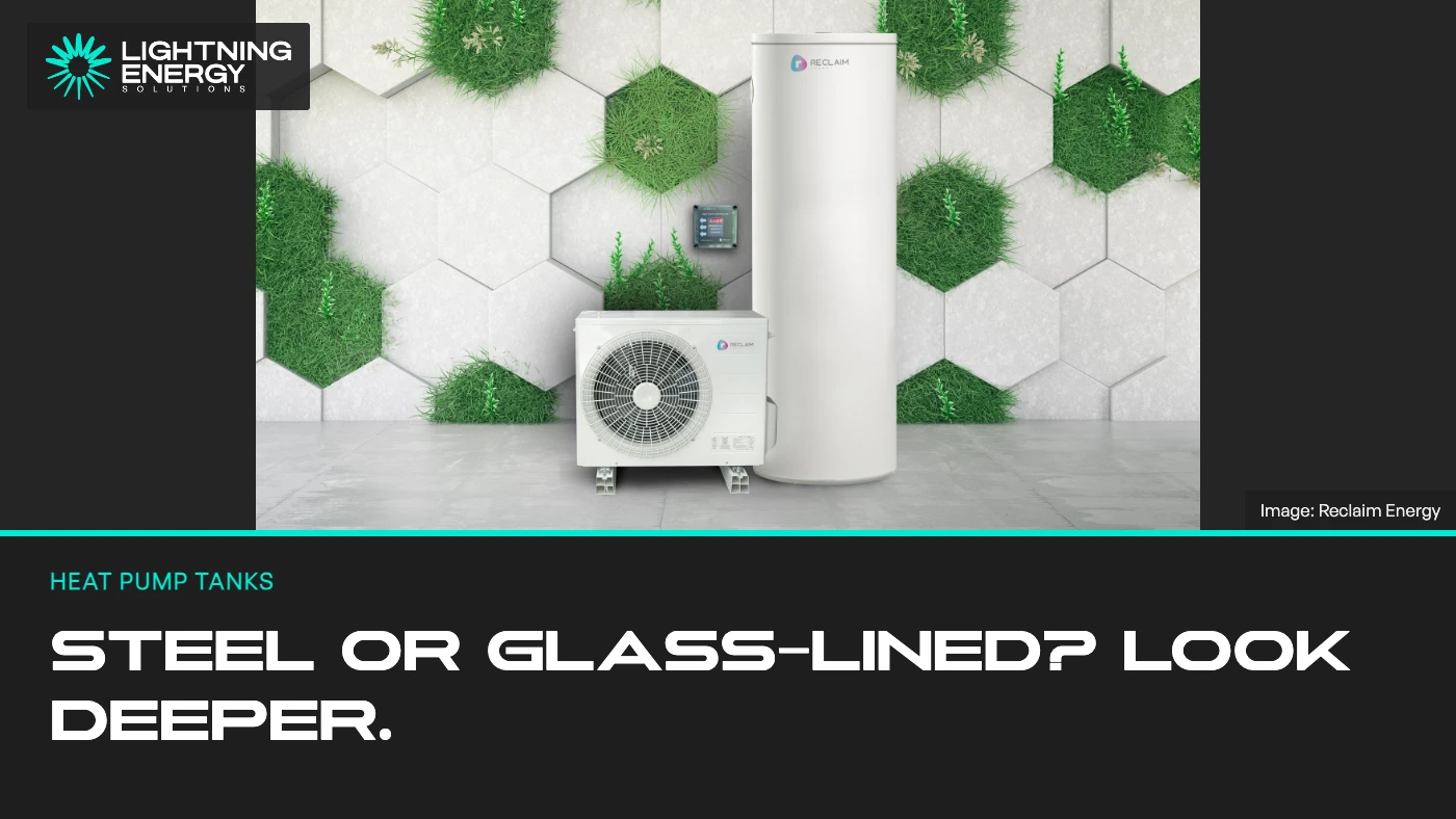 Stainless steel or glass-lined heat pump tank?