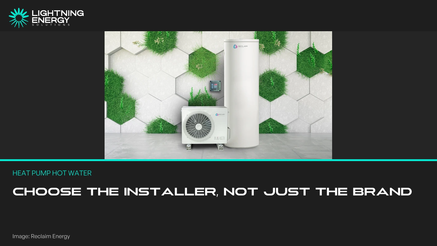 Choosing a heat pump installer: what matters beyond the brand