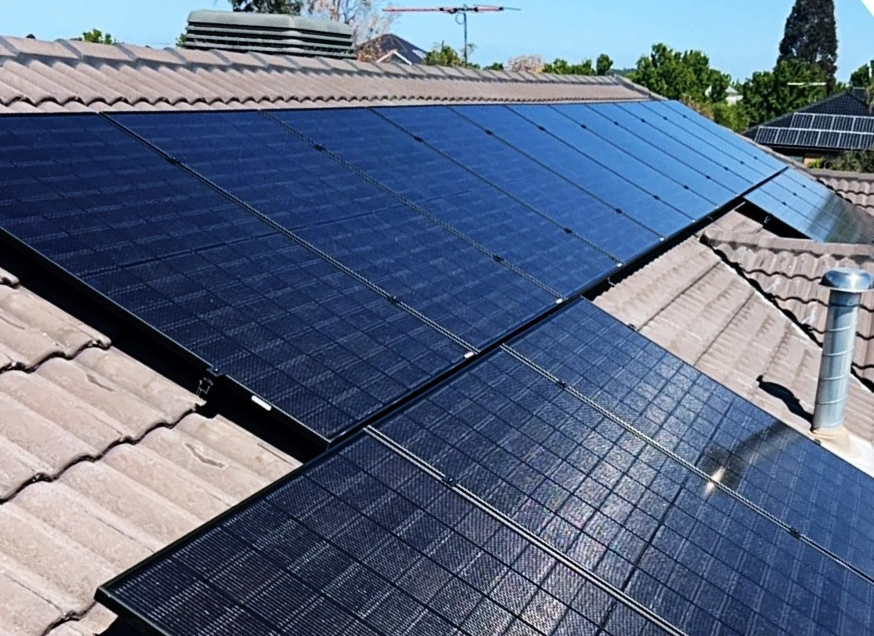 9kW of Trina all black panels, Bentleigh East
