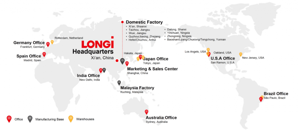 where are longi solar panels made?