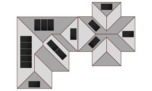 sunpower solar panels allow for flexible panel designs across your roof.