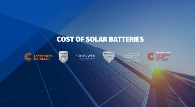 cost of solar batteries