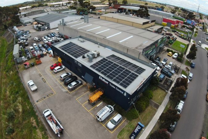 Dulux Commercial Solar Install by Lightning Energy Lightning Energy Commercial Solar Install at Dulux
